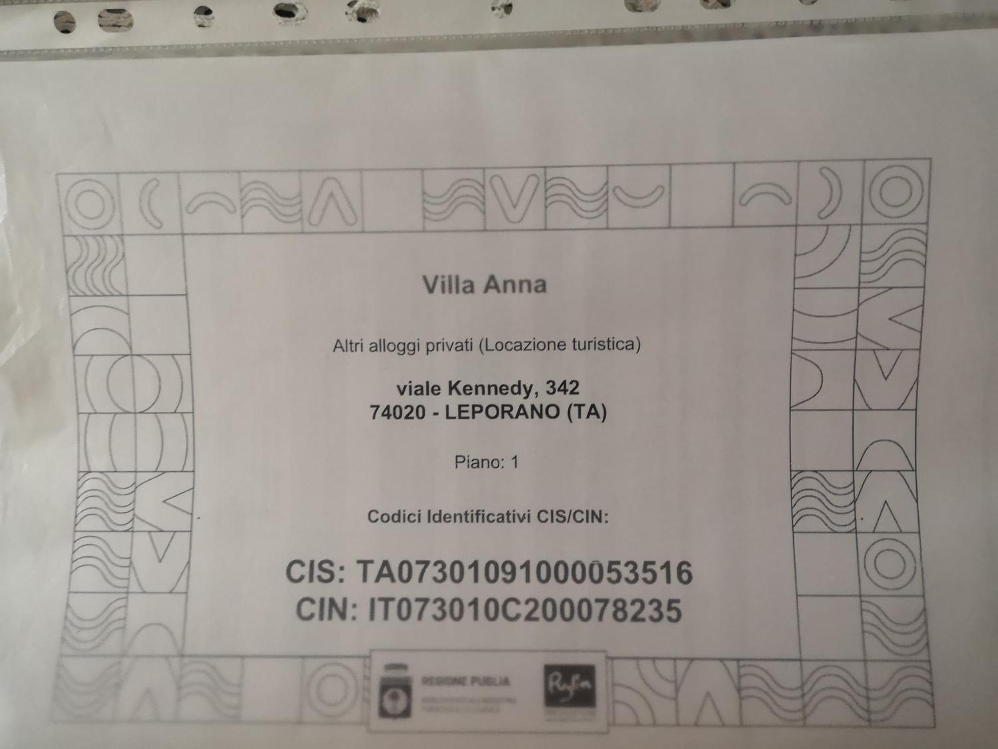 Villa Anna Leporano Exterior foto